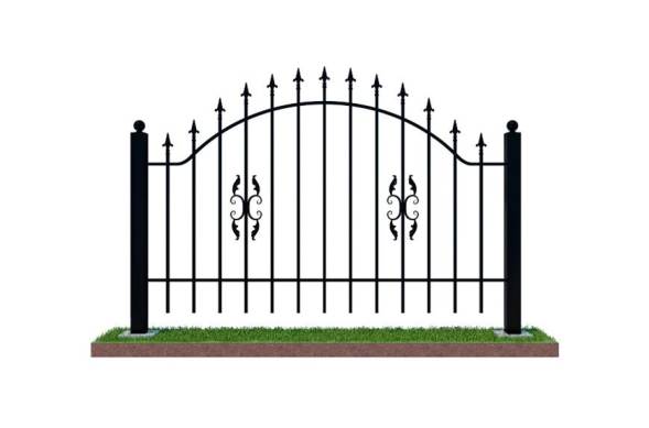 Забор металлический сварной секционный СЗ-12, 1 м²