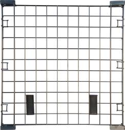 Контейнер металлический оцинкованный на паллете, 1200х800х1030 мм, коричневый [КМБ]