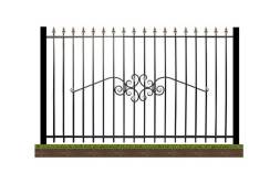 Забор металлический сварной секционный СЗ-16, 1 м²