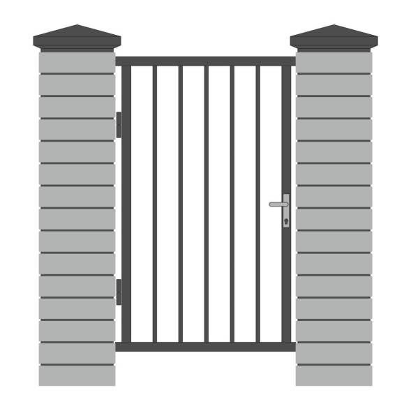 Кованая металлическая калитка МК1