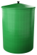 Бочка пластиковая садовая для дождевой воды и полива, 150л, зеленый [330]