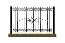 Забор металлический сварной секционный СЗ-18, 1 м²