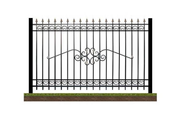 Забор металлический сварной секционный СЗ-18, 1 м²