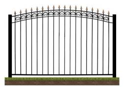 Забор металлический сварной секционный СЗ-20, 1 м²