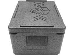 Термобокс пенополипропиленовый с крышкой STP Normal, 400х300х220 мм, 14 л, 40 кг/м3