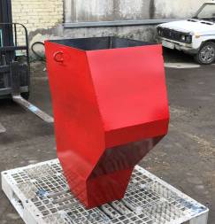 Гаситель скорости мусоросброса