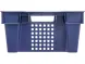 Ящик пластиковый перфорированный, 600x400x200 мм, 48 л, синий [102]