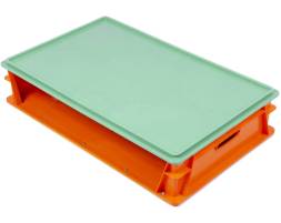 Пластиковый лоток 740х465х145 трехбортный сплошной