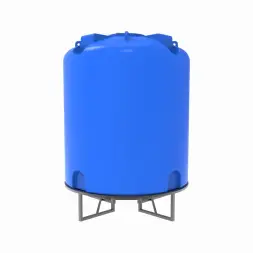 Емкость TR 10000 л синяя на основании для полного слива F