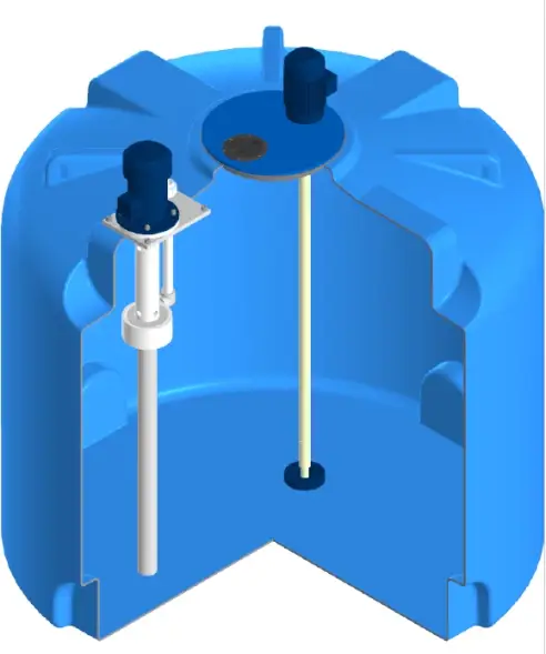 Насос Магна 10 вертикальный полупогружной