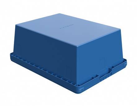 Контейнер пластиковый вкладываемый INSTORE, 800х600х320 мм, синий [KV 8632]