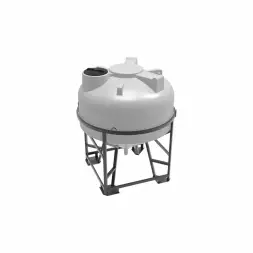 Емкость ЦКТ 3000л с патрубком 90мм белая в обрешетке