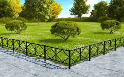 Газонное металлическое ограждение ГО-1, 1 пог. м.