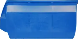 Ящик (лоток) пластиковый сплошной, 500x310x250 мм, 38.75 л, синий [5006]