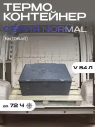 Термоконтейнер TERMOBOX Бытовой Normal, 84 л, 800х600х320 мм, 40кг/м3
