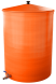 Бочка пластиковая садовая с краном 3/4&quot; из латуни для дождевой воды и полива, 300л, терракотовый [353]