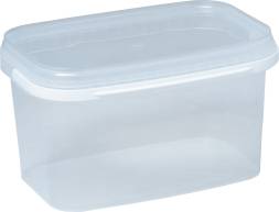 Ведро пластиковое с крышкой, 3 л, прозрачный [5121]