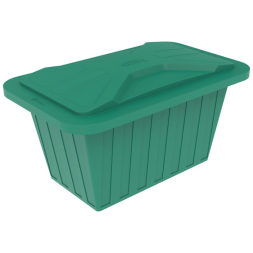 Ванна пластиковая пищевая с крышкой К, 400 л, HDPE, зеленый [121207.0400.401.000]