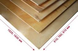 Фанера 1525x760