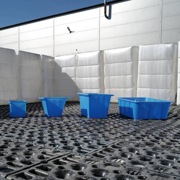 Ванна пластиковая пищевая К, 90 л, HDPE, синий [132.0090.601.0]