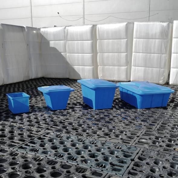 Ванна пластиковая пищевая К, 90 л, HDPE, синий [132.0090.601.0]