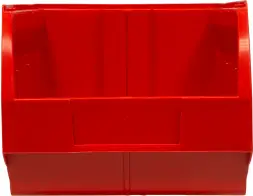 Ящик (лоток) пластиковый сплошной, 500x310x250 мм, 38.75 л, красный [5006]