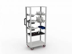 Тележка для инструмента к станкам с ЧПУ ДВК CAR-TOOL TV-1.2 (открытая)