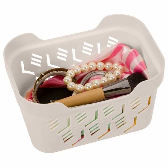 Ящик с крышкой универсальный Deluxe, 1,9л, светло-бежевый