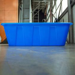 Ванна пластиковая пищевая KN, 600 л, 1.0 г/см³, HDPE, синий [1182.0600.601.000]