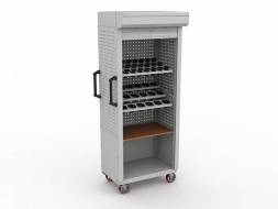 Тележка для инструмента к станкам с ЧПУ ДВК CAR-TOOL TV-1.2 (закрытая)