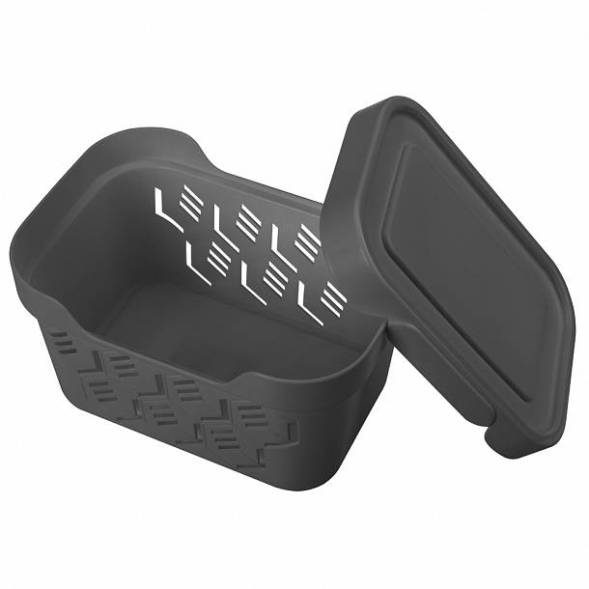 Ящик с крышкой универсальный Deluxe, 1,9л, серый