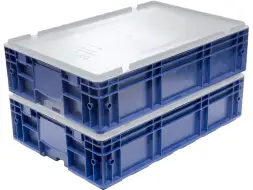 Крышка для пластикового евроконтейнера KLT, 600х400 мм, серый [501 KLT]