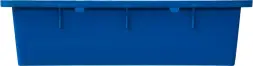 Ящик пластиковый сплошной, 532x400x141 мм, 22 л, синий [306]