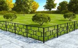 Пешеходное металлическое ограждение ПО-11, 1 пог. м.