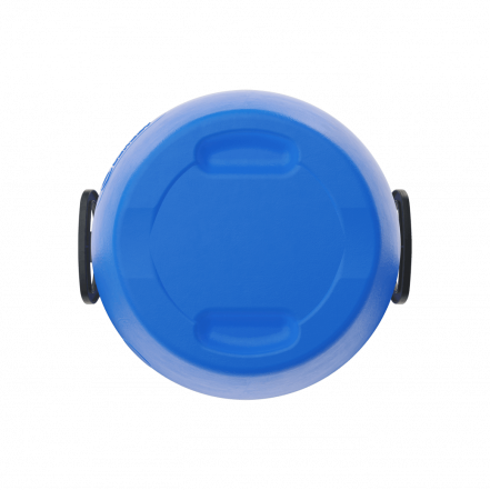 Бочка пластиковая с металлическим обручем и ручками, 20 л, синий [БП20.02/04]