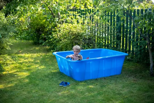 Ванна пластиковая пищевая KN, 600 л, 1.2 г/см³, HDPE, синий [1182.0600.601.003]