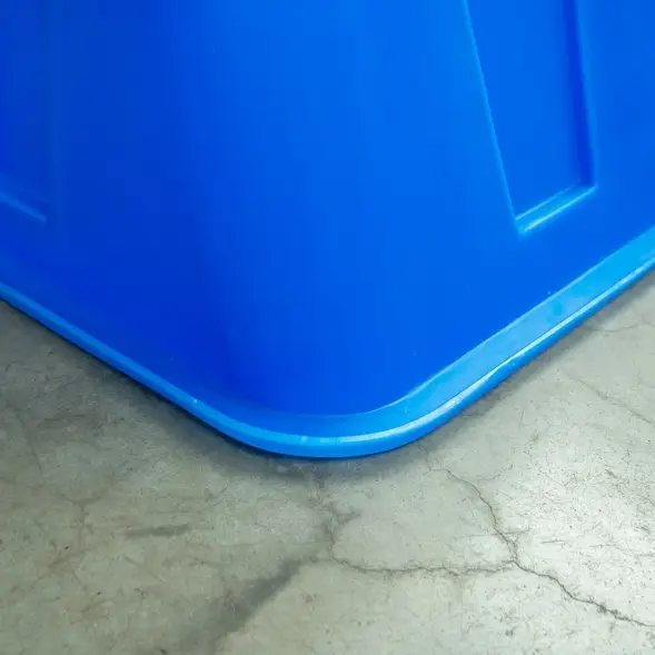 Ванна пластиковая пищевая с крышкой KN, 600 л, 1.5 г/см³, HDPE, синий [121207.0600.601.001]