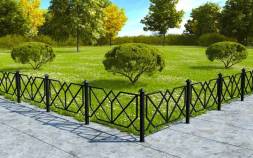 Пешеходное металлическое ограждение ПО-13, 1 пог. м.