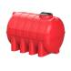 Емкость пластиковая горизонтальная для хранения воды и дизельного топлива, 2500 л, красный [TG2500S5]