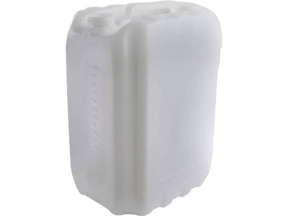 Канистра пластиковая со шкалой уровня, 20 л, белый [3835]