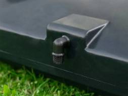 Бак пластиковый для летнего душа, 200 л, черный [Б-200]