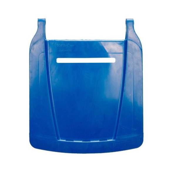 Мусорный контейнер пластиковый для ТБО/ТКО на колесах с крышкой, 120 л, зеленый