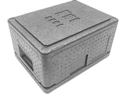 Термобокс пенополипропиленовый с крышкой STP Light, 400х300х220 мм, 14 л, 30 кг/м3