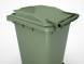 Пластиковый мусорный контейнер на колесах, 240 литров