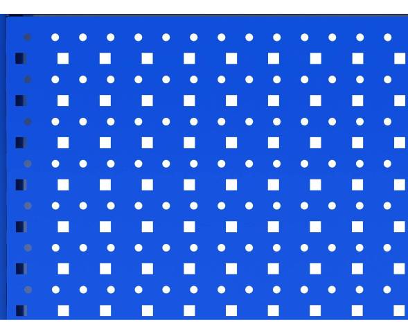 Стойка односторонняя для пластиковых ящиков ДВК SORTEX 1075 №1-3, синий [КГ030378]