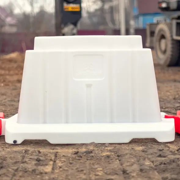 Блок дорожный вставной 1200, красный