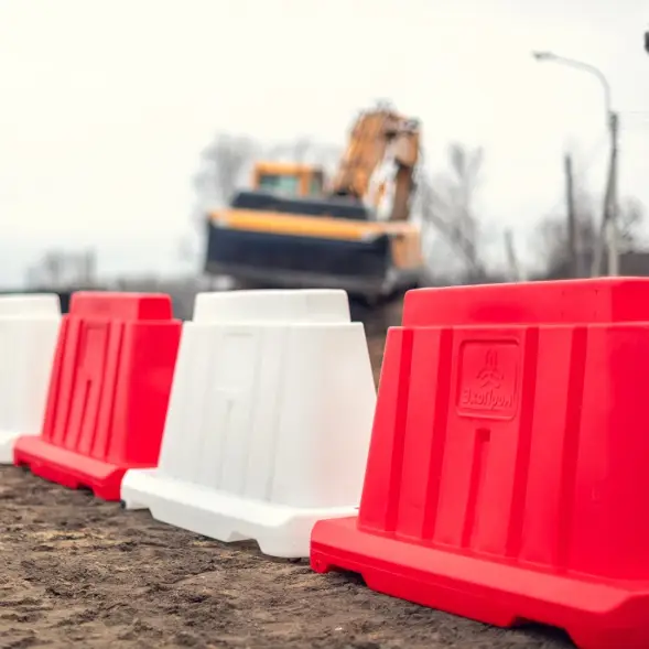 Блок дорожный вставной 1200, красный