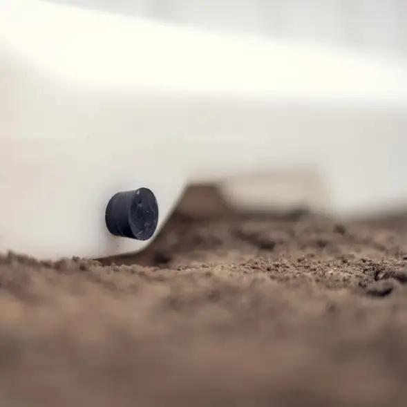 Блок дорожный вставной 1200, красный