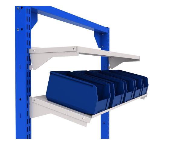 Стойка мобильная для пластиковых ящиков двусторонняя ДВК SORTEX 1075-M №1-2, синий [КГ030400]