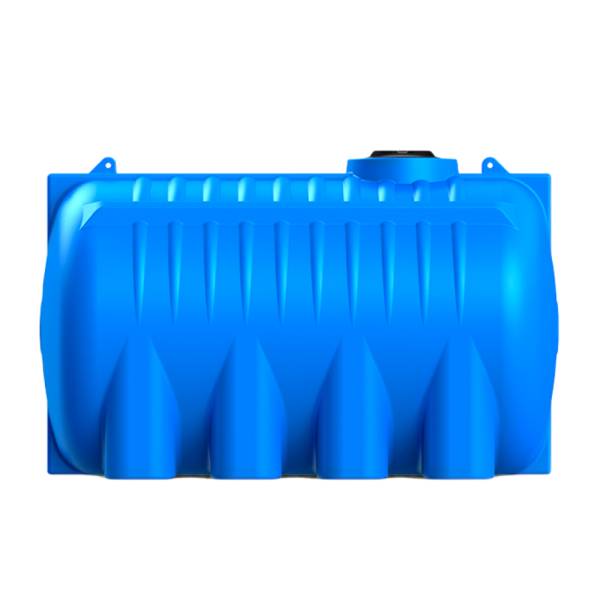 Емкость пластиковая горизонтальная для хранения воды и дизельного топлива, 8000 л, синий [TG8000S13]